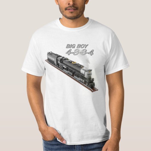 T-shirt met Big Boy-locomotief (Voorkant)