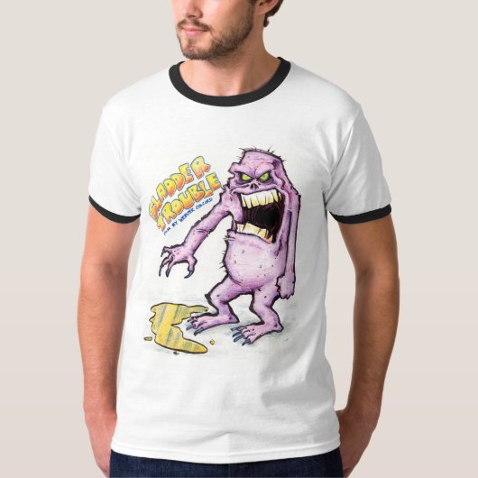 T-shirt met Blaasproblemen (Voorkant)