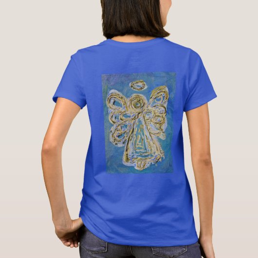 T-shirt met Blauwe Engel (Achterkant)