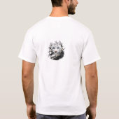 T-shirt met blauwe ogen sneeuwluipaard (Achterkant)