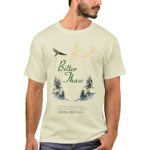 T-shirt met boekcover van Bitter Thaw
