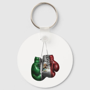T-shirt met boks handschoenen - Mexico Vintage vla Sleutelhanger