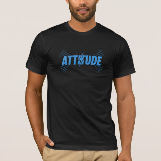 T-shirt met 'Bold Attitude Lightning Bolt Statemen