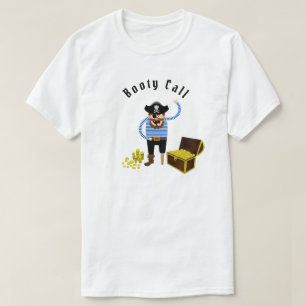 T-shirt met 'Booty Call'