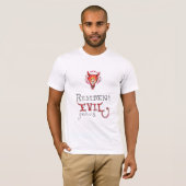 T-shirt met boze genius (Voorkant volledig)