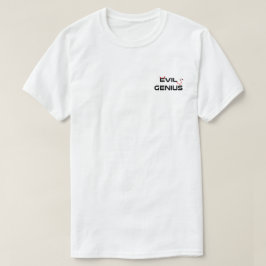 T-shirt met boze genius