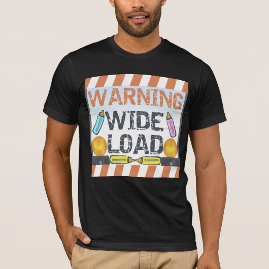 T-shirt met brede lading (Voorkant)