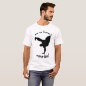 T-shirt met breukstreep (Voorkant volledig)