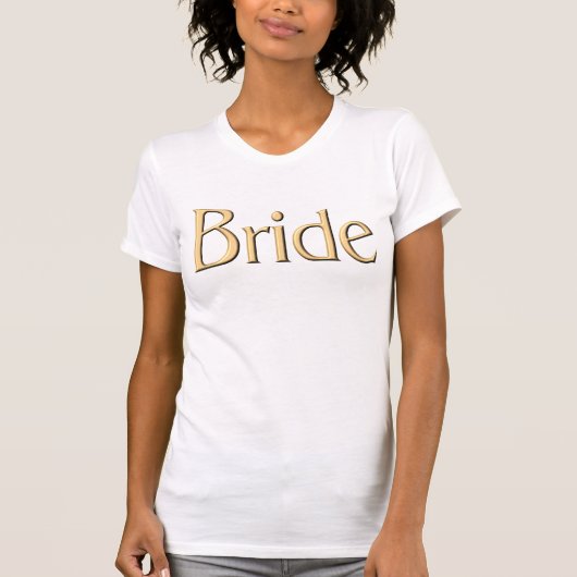 T-shirt met bride (Voorkant)