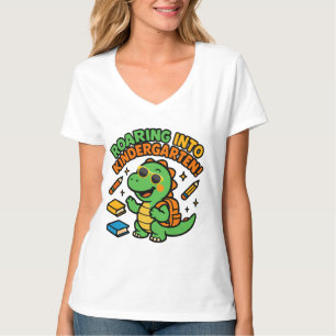 T-shirt met brullende dinosaurus voor kleuters