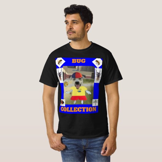 T-shirt met bug (Voorkant volledig)