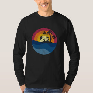 T-shirt met cadeau strandvakantie vintage zee zons