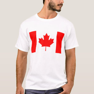 T Shirt met Canadese vlag