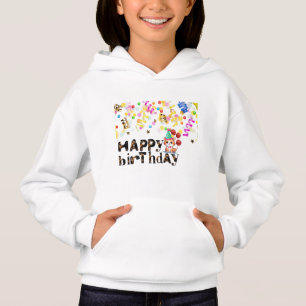 T-shirt met capuchon voor de verjaardag