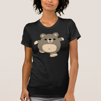 T-shirt met Cartoon Beer Cute Running