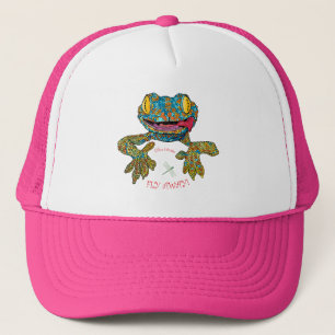 T-shirt met cartoon hagedis trucker pet
