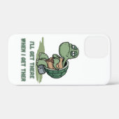 T-shirt met cartoon schildpad Case-Mate iPhone case (Achterkant (horizontaal))