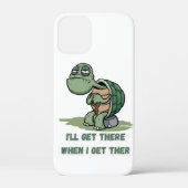 T-shirt met cartoon schildpad Case-Mate iPhone case (Achterkant)