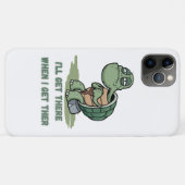 T-shirt met cartoon schildpad Case-Mate iPhone case (Achterkant (horizontaal))