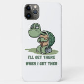 T-shirt met cartoon schildpad Case-Mate iPhone case (Achterkant)
