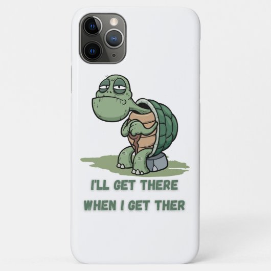T-shirt met cartoon schildpad Case-Mate iPhone case (Achterkant)