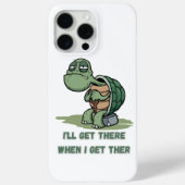 T-shirt met cartoon schildpad Case-Mate iPhone case (Achterkant)