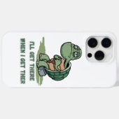 T-shirt met cartoon schildpad Case-Mate iPhone case (Achterkant (horizontaal))