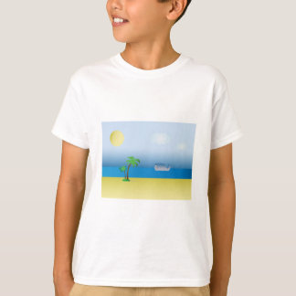 T-shirt met cartoon walvis