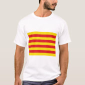 T-Shirt met Catalaanse vlag (Voorkant)