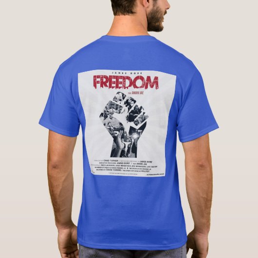 T-shirt met CD-art, vrij (Achterkant)