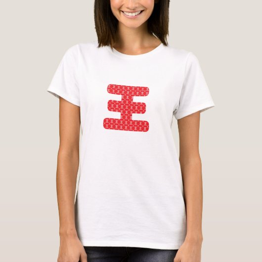 T-shirt met Chinese achternamen (Voorkant)