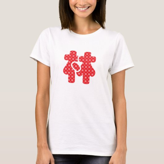 T-shirt met Chinese achternamen (Voorkant)