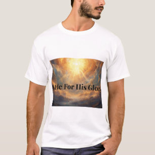 T-shirt met christelijk geloof 'Gemaakt voor zijn 
