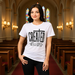 T-Shirt Met Christelijke Identiteit: Gemaakt Met E