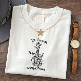T-shirt met citaat over lange grappige vriend gira