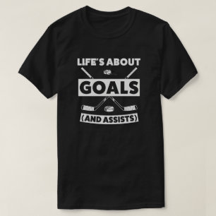 T-shirt met citaat over teamgeest voor hockey
