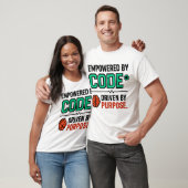T-shirt met Code en Doel (Unisex)
