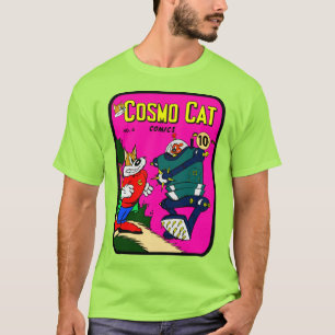 T-shirt met Cosmo Cat Comics-strip uit de jaren 50