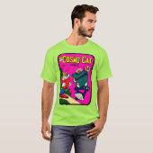 T-shirt met Cosmo Cat Comics-strip uit de jaren 50 (Voorkant volledig)