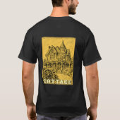 T-shirt met cottagehuis (Achterkant)