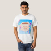 T-shirt met cozy vibes grafisch ontwerp (Voorkant volledig)