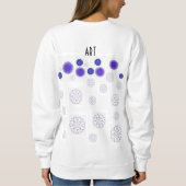 T-SHIRT MET CREATIEVE KUNST VAN STROMEN (Achterkant)
