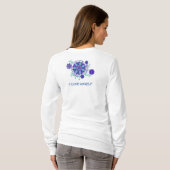 T-SHIRT MET CREATIEVE KUNST VAN STROMEN (Achterkant volledig)