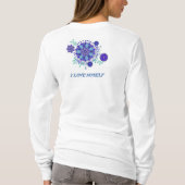 T-SHIRT MET CREATIEVE KUNST VAN STROMEN (Achterkant)