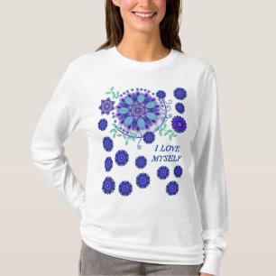 T-SHIRT MET CREATIEVE KUNST VAN STROMEN