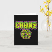 T-shirt met Crone-symbool Kaart (Gele Bloem)