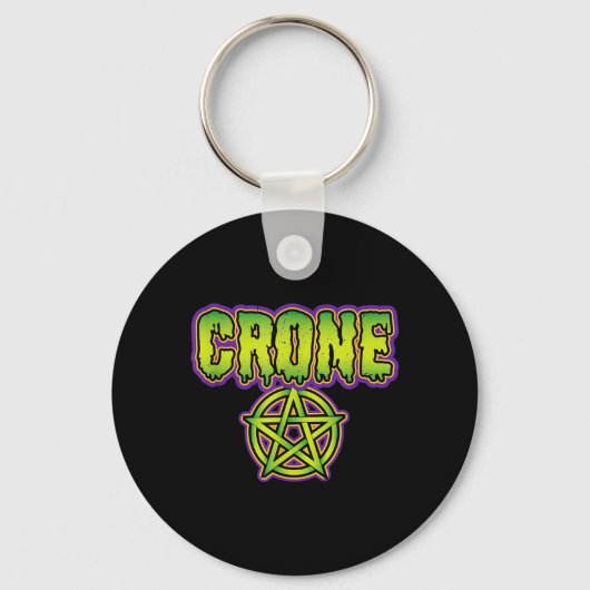 T-shirt met Crone-symbool Sleutelhanger (Voorkant)