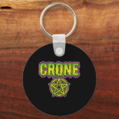 T-shirt met Crone-symbool Sleutelhanger (Voorkant)