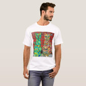 T-shirt met Cuby Cats (Voorkant volledig)