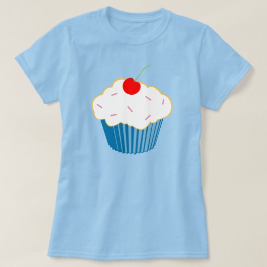 T-shirt met Cupcake (Design voorkant)